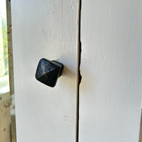 Lyre drawer pull - blackened steel