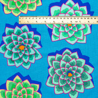 Shadow flower - teal