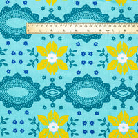 Flocked small - aqua