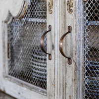 Drawer pull - tricorn - brass