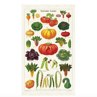Tea towel - vege garden