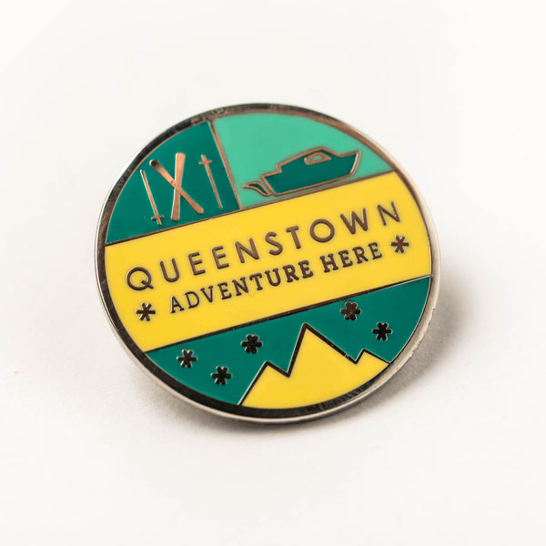 Enamel pin - Queenstown