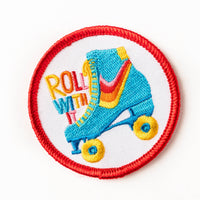 Woven patch - roll with it