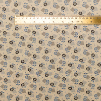 Tossed Floral - denim