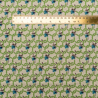 Chain Link Floral - blue