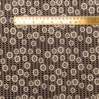 Honeycomb Lace - liquorice black