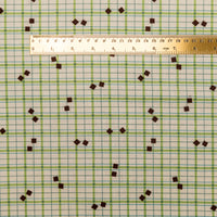 Tossed Square Plaid - hydrangea