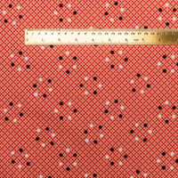 Dot Plaid - carnelian