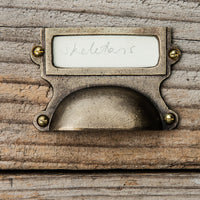 Drawer pull - major - brass