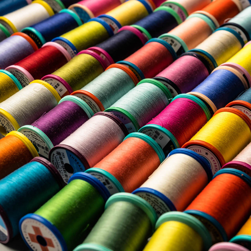 100% cotton sewing thread in all the luscious colours