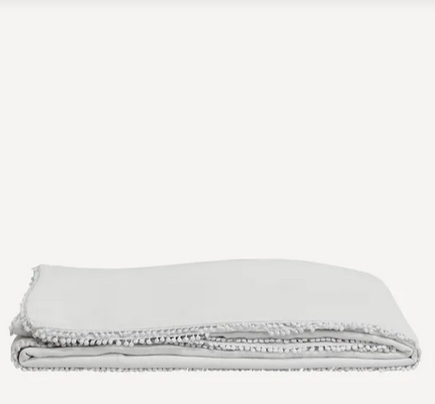 Linen napkin - white bauble