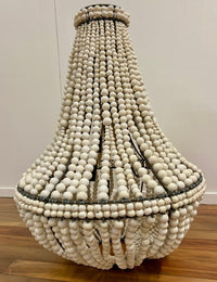 Clay bead chandalier