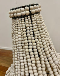 Clay bead chandalier