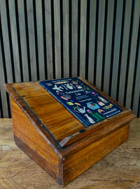 Vintage timber display stand