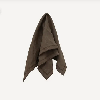 Linen napkin - nut brown