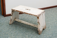 Rustic wooden stool