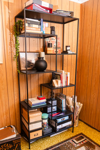 Iron bookcase