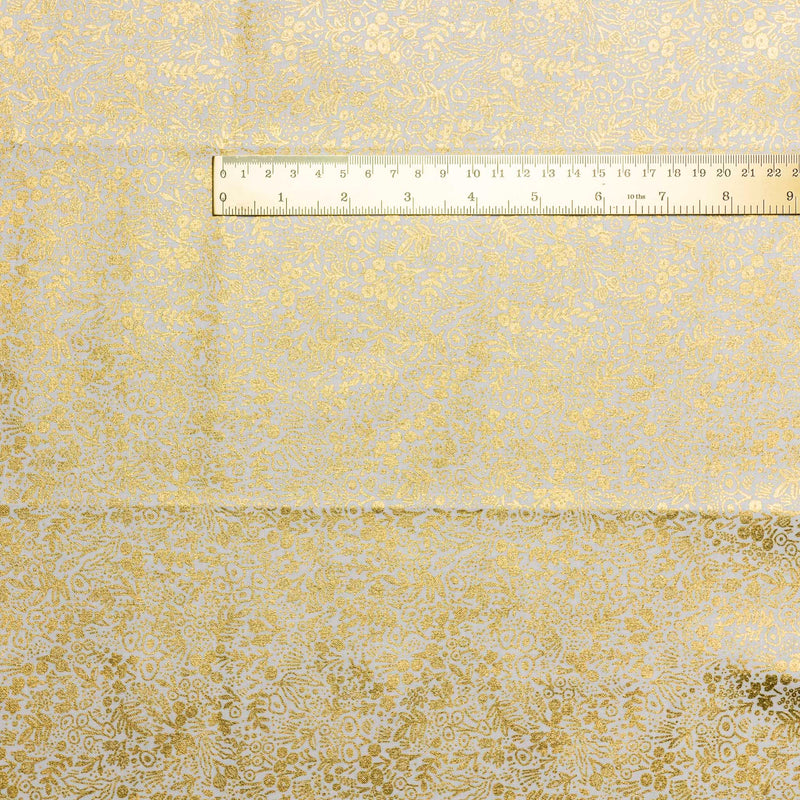 Tapestry lace - white/gold
