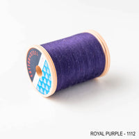 Sewing thread - crimson + purple shades