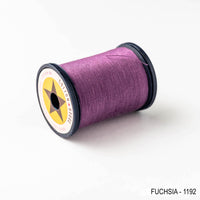 Sewing thread - crimson + purple shades