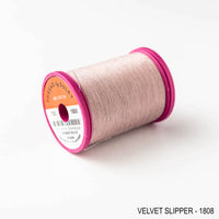 Sewing thread - crimson + purple shades