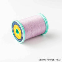 Sewing thread - crimson + purple shades