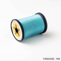 Sewing thread - green + teal shades