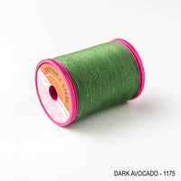 Sewing thread - green shades