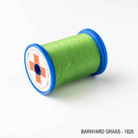 Sewing thread - green shades