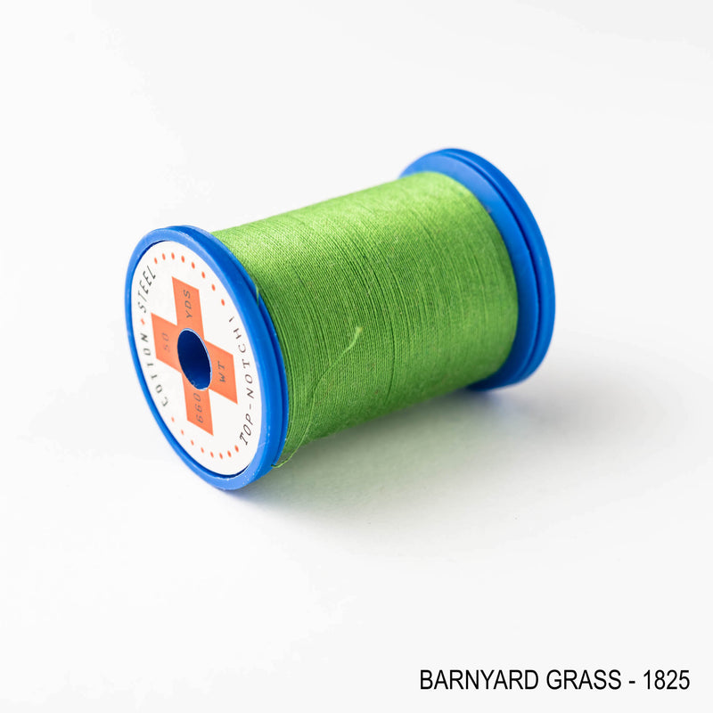 Sewing thread - green shades