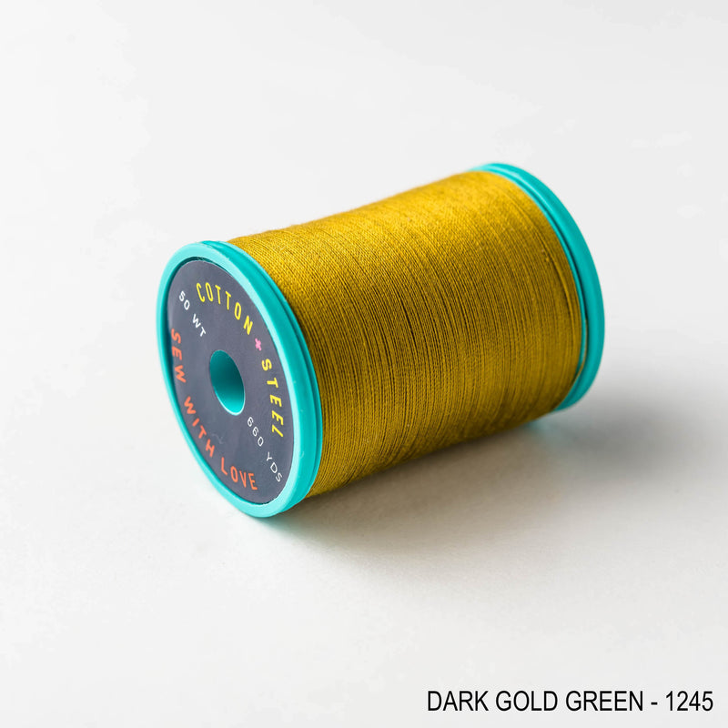 Sewing thread - yellow + chartreuse shades