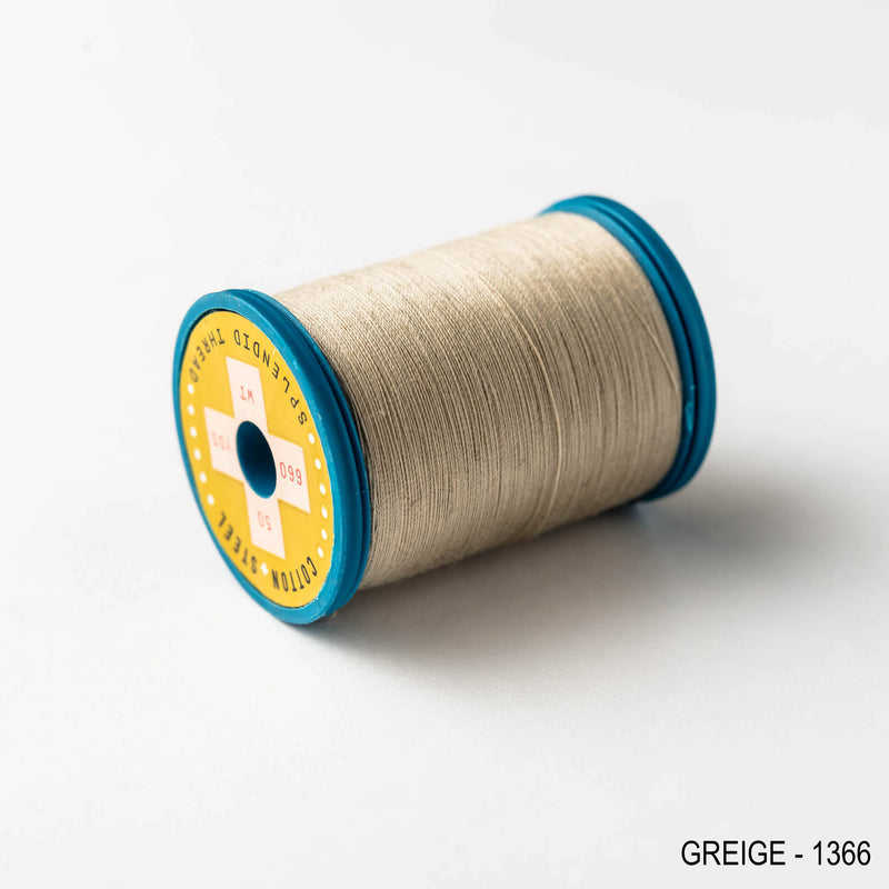Sewing thread - brown + beige shades
