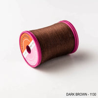 Sewing thread - brown + beige shades