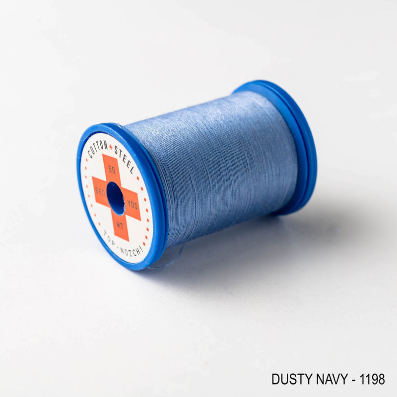 Sewing thread - blue + periwinkle shades