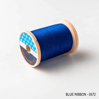 Sewing thread - navy and inky purple shades
