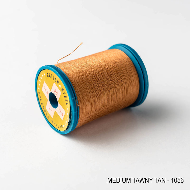 Sewing thread - orange + gold + ginger shades
