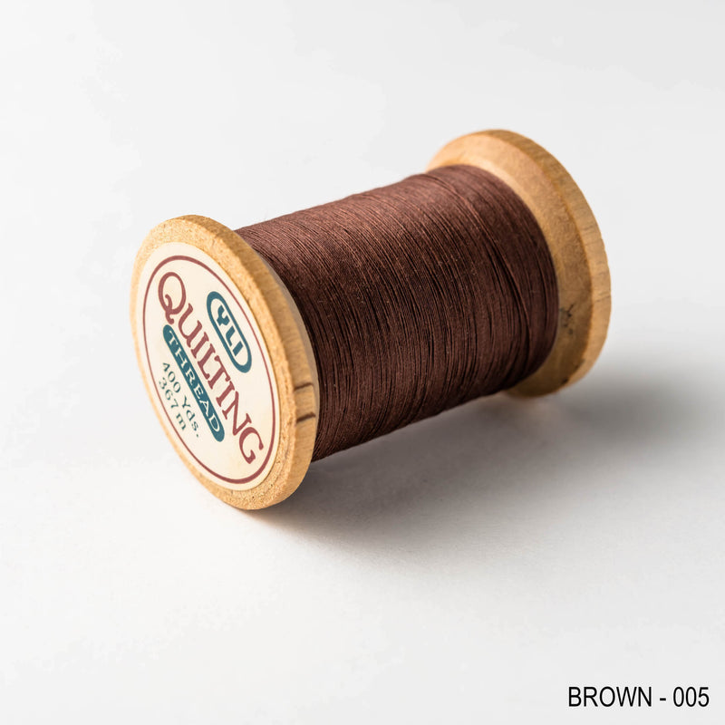 Quilting thread - brown shades
