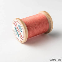 Quilting thread - pink + coral shades