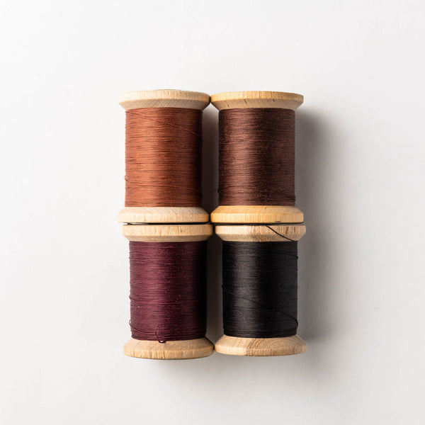 Quilting thread - brown shades