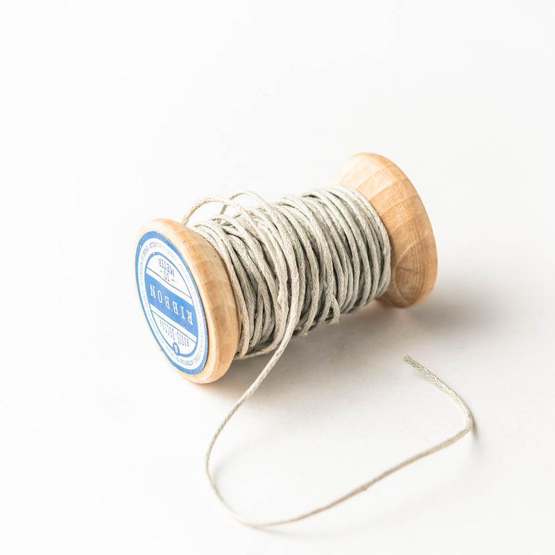 Waxed cord - grey