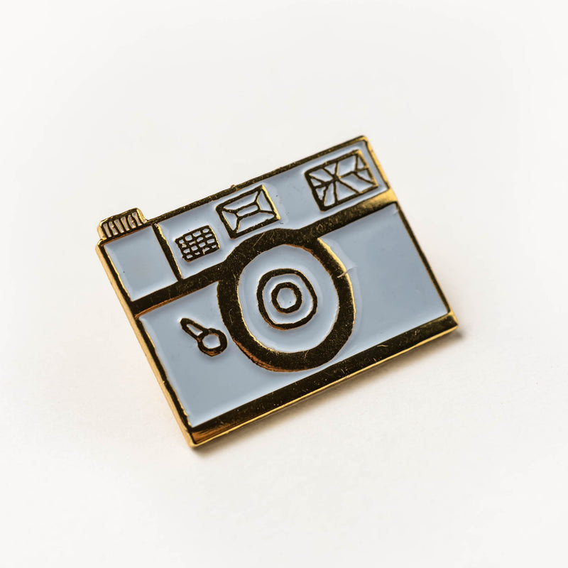 Enamel pin - camera