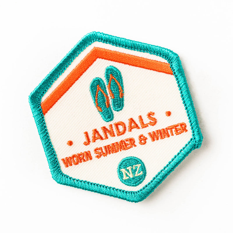 Woven patch - jandals
