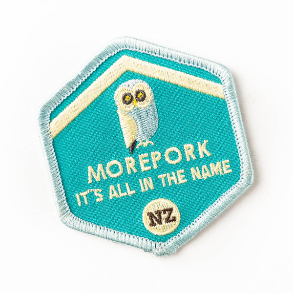 Woven patch - morepork