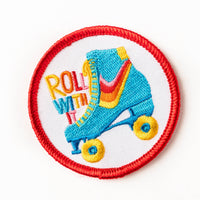 Woven patch - roll with it