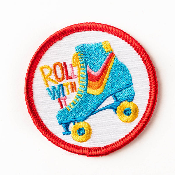 Woven patch - roll with it