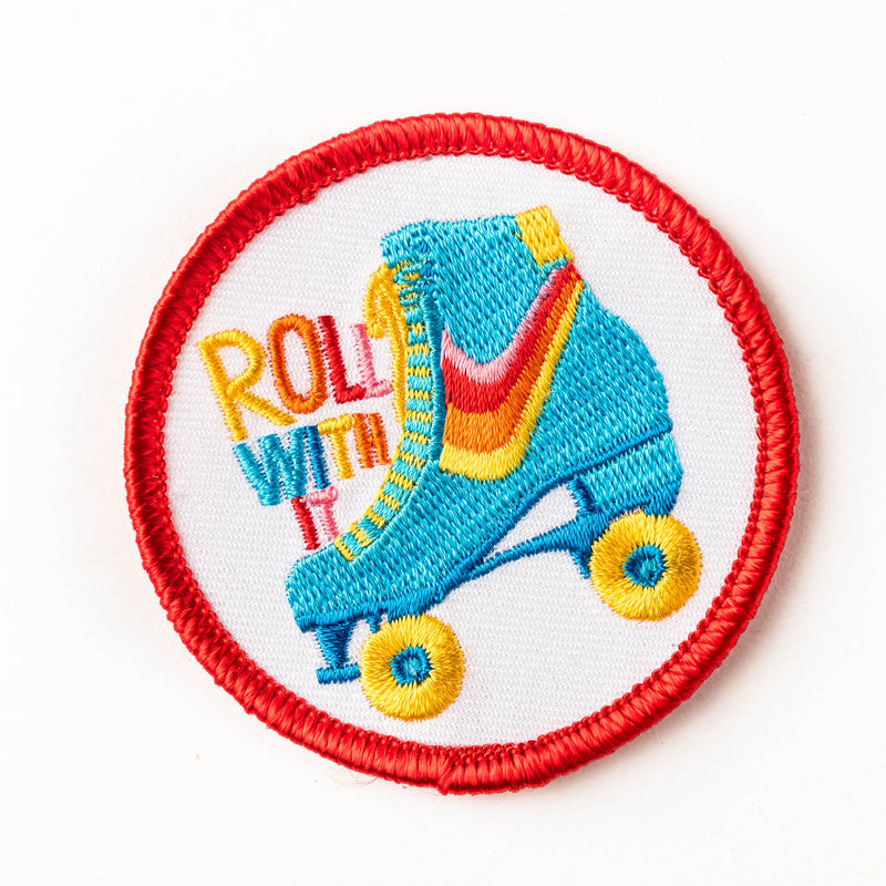 Woven patch - roll with it