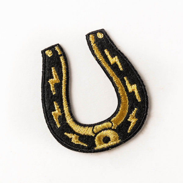 Woven patch - horseshoe