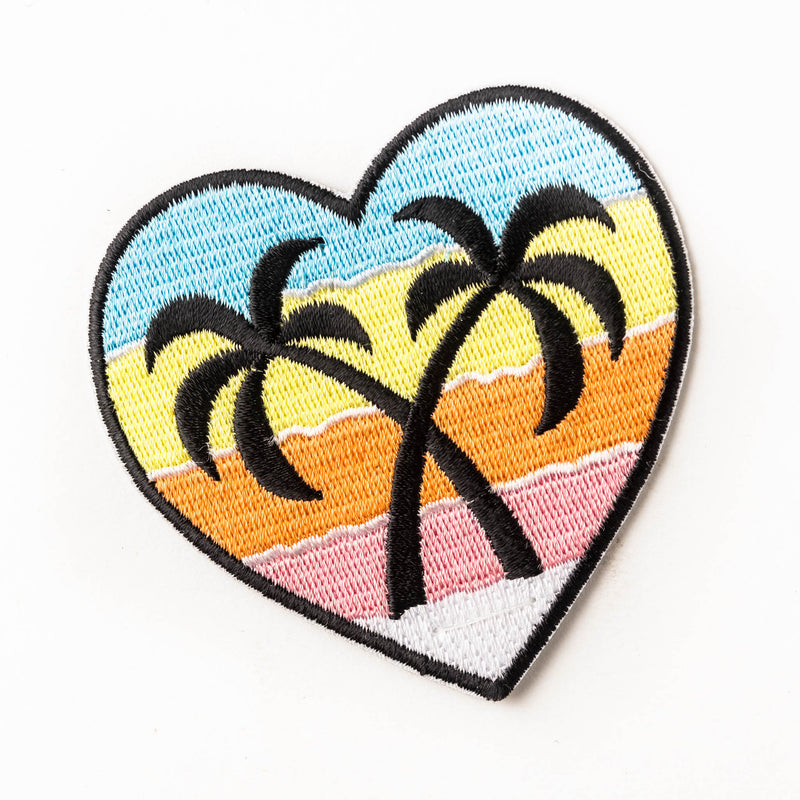 Woven patch - palm trees