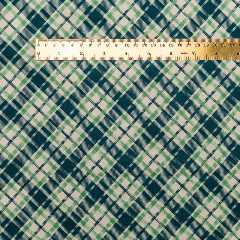 Dad's Plaid - teal