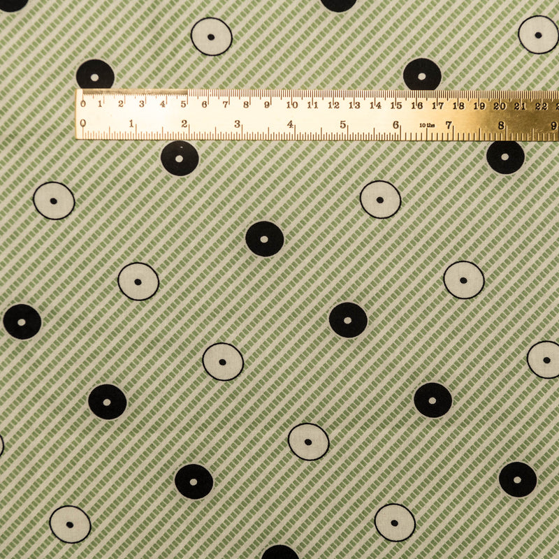 Dot Diagonal - twist green